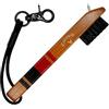 Callaway Heritage Wood Golf Club Brush with Groove Cleaner, Black/Red