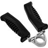 HEANUJJ Rinforzatore della Presa a Tipo con Maniglia a Molla Nero | Pp e Molle in Acciaio, per Allenamento in Palestra e Riabilitazione, Design Ergonomico Portatile