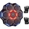 Ark miido Music Boxing Machine Adulti, 9 Modalità Velocità Box Musicale Pugile con Guanti da Boxe, Parete Tira Pugni con Musica Bluetooth Boxe Allenamento per Casa (6 obiettivi)
