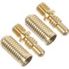BRIGHTFUFU Viti Giunto da 2 Biliardo in Set Stecca Rame per Oro