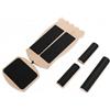 TISHITA Tavola di Equilibrio per Allenamento Balance Board Pedana Fitness Piattaforma Stabilità Stretching Antiscivolo Regolabile in Legno di Betulla con, Forma Piede 15CM