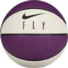 Nike Everyday All Court 8P Deflated Pallacanestro in gomma e finta pelle, colore viotech/Light Bone/Black/viotech, misura 7, N.100.4369.517.07