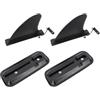 BE-TOOL 22,9 cm rimovibile universale pinna SUP in nylon centro di ricambio accessori per la maggior parte dei SUP gonfiabili, tavola da surf, stand up paddle board