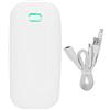 Fyearfly Mini scaldamani USB, 4000 mAh, doppio lato, termostatico, bianco