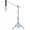 Amagogo Allenatore Badminton Stazione Allenamento Autonoma Rientro Automatico Traiettoria Costante Treppiede Regolabile Base Stabile Alluminio Lega Adatto per , 1-Giocatore Dual Mode