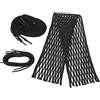 Kukyller Kit di Corde in Rete per Lacrosse Rete in Nylon per Lacrosse e Corde per Accessorio Bastone