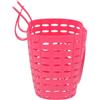 SWOOMEY Cestino per Bicicletta in Plastica Rosa Resistente all'Acqua e all'Usura, Facile da Montare per Bici in Outdoor