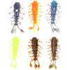 Gatuida 6 Pezzi Esca Morbida Artificiale a Forma di Cetriolo di Mare, TPE | Anima Cava, Corpo Flessibile, Getto a Lunga Distanza, per Pesca in Acque Basse e Salata