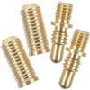 IMUSINICE Viti in Rame per Stecca da Biliardo, Kit 2 Set, Oro | Estensione e Riparazione del Puntale, Finitura Dorata, Uso su Biliardo e Banco Hobbistico