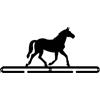Hellery Portamedaglie Cavallo Portariconoscimenti Espositore Medaglie Reggimedaglie in Ferro Spesso con Profilo Cavallo Stile Moderno Sobrio Adatto a Camera Ufficio Domestico Sala Fitness Corridoio