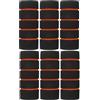 HOMSFOU 6 Pezzi Protezione per Barra Pull Up in Spugna Nera Impugnatura Antiscivolo e Design Pad Allenamento, Facile Installazione per Palestra a Casa, Diametro Barra 28-32mm