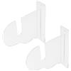 Cabilock Supporto Salvaspazio per Snowboard Pezzi da Parete Skateboard 2 in Acrilico Trasparente, Montaggio Facile, Design per Casa e Garage