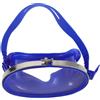 VILLCASE Maschera Subacquea Ovale Blu per Adulti Protezione UV e Antiappannamento, Materiale Pp e Silicone, per Nuoto e Pesca in Piscina o Mare