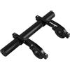 OSOLADY Supporto Estensione Manubrio Bici 20cm in Lega di Alluminio Nero, Montaggio Semplice e Stabile, Prolunga per Bici da Corsa con Clip Fissa, Accessorio per Ciclismo
