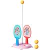 Generisch Set di racchetta da ping pong portatile singola | Attrezzo elastico per allenamento da ping pong, per interni ed esterni, casa, cantina, garage, piazza, scuola, ufficio
