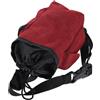 Vaguelly Sacca Magnesite da Arrampicata, Borsa Chalk Bag per Bouldering, Tessuto Oxford Rosso, Chiusura a Coulisse, Tasche con Cerniera, per Arrampicata su Roccia e Allenamento in Palestra