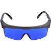 Fabater Occhiali Trova Palline da Lenti Blu Protezione UV400 Occhiali da Sole con Custodia per Uomo Donna, Semi-Montatura Leggeri per Trovare Facile Pallina da Bianca su Verde