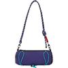 Homyl Borsa Manubrio Bicicletta Multifunzione Tpu Nylon Comparto Accessibile con Tracolla Mobile Struttura Protettiva E, Borsa A Tracolla Viola Con Cordino Multicolore, Array, Viola
