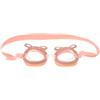 GATHINESS Occhialini da Nuoto per Rosa in PC con Doppia Coppa | Design con Coniglio Cartoon, Vestibilità Confortevole e Visione Chiara, Festa Estiva per Lezioni e Acquatico