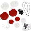 Cabilock Kit Adattatore Supporto Tavola da Surf in Plastica per Kayak e Stand-up Paddle Board, Accessorio per Fissare e Proteggere la Action Camera Durante Il Surf
