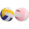 YARNOW 2 Pezzi Palla da Pallavolo Morbida in Pu per Allenamento Indoor e Partite, Controllo Ottimale e Visibilità Migliorata per Giocatori di Livello Scuola Media