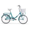 MBM Angela 20' Acc PIEGH S/Cam, Bici Unisex Adulto, Turchese A33, XX