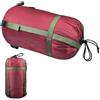 VILLCASE Borsa Compressione per Sacco a Pelo in Nylon Leggero Cinghie Regolabili, Tessuto Siliconato, per Campeggio e Trekking