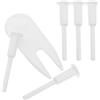 DOITOOL Tappo di Ricambio per Palla da Esercizio, Set ABS Bianco | Yoga Ball e Letto Gonfiabile, Formato Compatto, Inserimento Semplice, Kit Multiuso