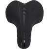 Changor Sella per Bici Addensata, Comoda Sella Impermeabile per Biciclette da Montagna da Strada - Spugna Alta Elastica Nera 27,8 X 16 Cm