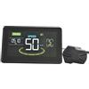 POAHNCU Display per Ebike, Display LCD Ebike Con Contachilometri E Controllo Velocità, Kit Conversione