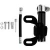 Homoyoyo Mini Pompa per Bicicletta Impugnatura Antiscivolo in Lega di Alluminio Portatile e Compatibile Valvola Americana per Uso Outdoor