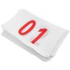 HORIALENCE Pettorali Gara Sportiva Numerati, Set Creativo per Arbitri e Insegnanti | Poliestere Cotone e Metallo, Uso Compatto per Palestra e Ogni Clima, Confezione