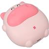 AKLOSIPY Scaldamani Elettrico Elettrico USB Ricaricabile a Forma di Cartone Animato Portatile per l'inverno - Simpatico Animale Domestico - Ricaricabile con Livelli di Calore e Luce Notturna (PINK)