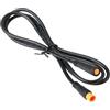 YINETTECH Cavo prolunga per luce acceleratore a 3 pin, impermeabile, 52 V, 48 V, 36 V, compatibile con Bafang BBS01 BBS02 BBSHD 56 cm