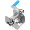 jojofuny Tendirete Manuale per Rete da Pallavolo Tenditore Rete Pallavolo Acciaio Inox Regolazione Tensione Installazione Rapida Argento per Campo da Badminton e Sport All'aperto