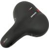 SOVRANO SELLA BICI BICICLETTA PASSEGGIO CITY BIKE OLANDA IN GEL SUPPORT CON CATADRIOTTO POSTERIORE RIFLETTENTE NERO ROSSO