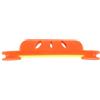 BESTOMZ Fishng Line Winder, Fishing Line Keeper, Fishing String Holder Arancione, Plastico e Gomma, Compatto, Avvolgimento Rapido, per Canne da Casting e Spinning, per Viaggi di Pesca