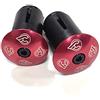 Cinelli Unisex's Bar End Expander Plugs, Rosso, Universale