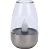 Gonetre Lume di Candela Solare, Candela Simulata a LED Senza con impermeabilità IP44, Accensione/spegnimento Automatico per Cimitero All'aperto