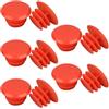 YARNOW 10 Tappi terminali per Manubrio, Tappi di Ricambio per Manubrio di Bicicletta, per da Ciclismo, Neri per per Bici da Strada e Mountain Bike, Diametro Interno 22 mm