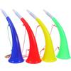 Artibetter 4 Pezzi Tromba da Stadio in Plastica con Laccio Resistente, Suono Potente e Forte per Eventi Sportivi, Carnevali e Feste Scolastiche, Facile da Trasportare