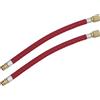 Xixian Tubo di Prolunga per Pompa Bici da 2 Pezzi Adattatore per Doppia Valvola in Nylon da 6,5 pollici con Tubo in Rame Valvola Americana Ycle Accessorio Gonfiaggio Pneumatici Kit di Strumenti