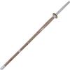 AMONT | Shinai Katana da allenamento in bambù da 119 cm per Kendo | Spada giapponese flessibile con impugnatura in pelle, lama smussata, per esposizione, cosplay e collezione | EYM