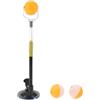 NULYLU Allenatore di Ping Pong per Tennistavolo, Trainer da Tavolo con Base a Ventosa, PVC e Lega di Alluminio, Nero, Pratica in Solitaria e Principianti, Casa e Famiglia