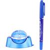 FRELEAN Pennarello per Modello di Disegno del Rivestimento della Pallina da Golf con Accessori per Penna per l'allineamento del Golf in plastica Rossa Blu (Blu)
