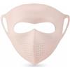 RNXRZANK Maschera Protezione Solare, Rosa a rete, Semplice | Nylon - traspirante - per estate - seta ghiaccio - copertura completa del volto - - per