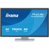 iiyama T2452MSC-W2AG Monitor touchscreen ProLite da 24 DeepContrast PCAP+ con touchscreen a 10 punti