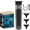 Cecotec Tagliacapelli PrecisionCare Expert Diamond. Motore Brushless, 7200 RPM, Lama DLC, Pettini Guida 1,5/3/6 mm, Autonomia 2.5h, Ricarica 3h, Batteria al Litio 2000 mAh