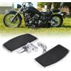 BRZOXIN - Pedane poggiapiedi per moto, cromate, regolabili nell'inclinazione, per Yamaha V-Star/Drag Star/V-Max 1998-2019, Honda VTX Steed Magna Shadow, Suzuki GZ VL