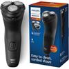 Norelco Philips Norelco Shaver 1100, con lame Comfort Cut e testine flessibili 4D (solo per uso con filo), S1016/90